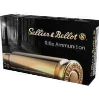Sellier &amp; Bellot 7mm Remington Magnum 173 Grain Soft Point Cut-Through Edge Rifle Ammunition