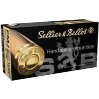 Sellier &amp; Bellot 9mm Luger 115 Grain Full Metal Jacket Brass Cased Pistol Ammunition