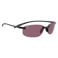 Serengeti Nuvola Single Vision Prescription Sunglasses, Shiny Black Frame-7720SV