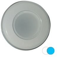 Shadow-Caster LED Lighting 2-Color Blue/White Dimmable White Powder Coat Down Light
