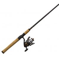 Shakespeare 6'6in Crusader Spinning Fishing Rod and Reel Combo