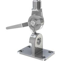 Shakespeare Ratchet mount, stainless steel w/handle