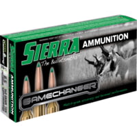 Sierra Bullets GameChanger 6.5mm Creedmoor 140 grain Boat Tail Soft Point (BTSP) Sierra Tipped GameKing Brass Cased Rifle Ammunition