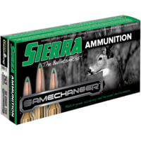 Sierra Bullets GameChanger .243 Winchester 90 Grain, Sierra Bullets Tipped GameKing Brass Cased Centerfire Rifle Ammunition