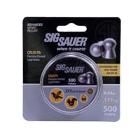 SIG SAUER AIRAMMOCRUX Crux Domed .177 Pellet Lead 500 Blister Pack AIRAMMOCRUXPB177500