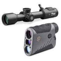 SIG SAUER Sierra6BDX 2-12x40mm Rifle Scope, 30mm Tube, Digital Second Focal Plane w/Kilo1600BDX 6x22mm Rangefinder