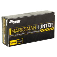 SIG SAUER Marksman Hunter .308 Winchester 165 Grain Sierra Gameking Brass Cased Centerfire Rifle Ammunition