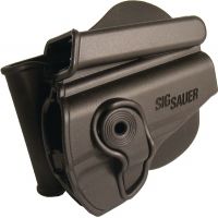 SIG SAUER Paddle Retention Holster With Integrated Magazine Pouch For P232 Only Black Polymer Right Hand