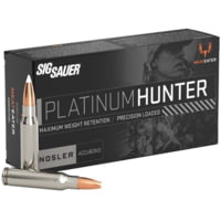 SIG SAUER Platinum Hunter 6.5mm Creedmoor 140 Grain Nosler Accubond Brass Cased Centerfire Rifle Ammunition