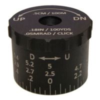 Sightron SIII10 50x60mm Tactical Elevation Knob, 0.05 MRAD, 7 MRAD