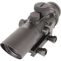 SigTac Compact Prismatic Rifle Scope 3x Illuminated Reticle Red/Green BDC