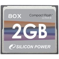 Silicon Power Compact Flash 80X Hi-Speed Memory Card - 512MB / 1GB / 2GB / 4GB