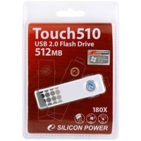 Silicon Power TOUCH 510 180X White USB Flash Drive - 1GB / 2GB / 4GB