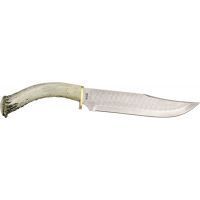Silver Stag Big Bowie Fixed Knife