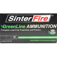 SinterFire GreenLine 380 Auto 75 Grain Frangible Brass Cased Pistol Ammunition