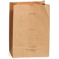 Sirchie - Kraft Evidence Bag, Printed, 12inch X 7inch X 17", 100/pack