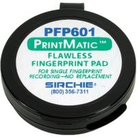 Sirchie - Printmatic Flawless Ink Pad, 1-5/8inch Diameter