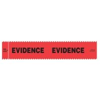 Sirchie - Sirchmark Evidence Integrity Strips Red W/ Black Evidence 1-3/8inch X 7inch 100/box