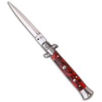 SKM AB 9 Italian Stiletto 4.00in Automatic Folding Knife