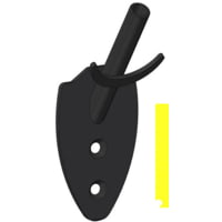 Skull Hooker Flush Wall Mount