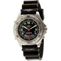 Skytimer 52963 Quartz Diver Mens Watch - Electronic Subdial, Analog Dial, Rotating Bezel