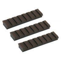 Slide Fire Solutions Rail Pack Includes Three 7 Slot Rail Sections 2.94 Inches OD Green 12-0106-01