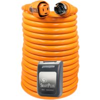 SmartPlug 50 Amp 50' Dual Configuration Cordset w/Tinned Wire &amp; 50 Amp Non Metallic Black Inlet