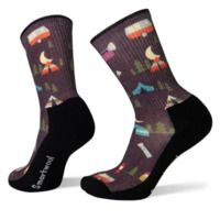 Smartwool Hike Light Summer Nights Print Crew Socks - Women's