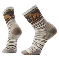 Smartwool Hike Targeted Cushion Bear Stripe Mid Crew Socks - Men's