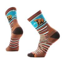 Smartwool Hike Targeted Cushion Bear Stripe Mid Crew Socks - Men's