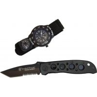 Smith &amp; Wesson Extreme Ops Watch/Knife Combo