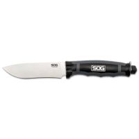 SOG Specialty Knives &amp; Tools 4.5 in. Bladelight LED Steel Straight-Edge Fixed Knife, Hard Nylon Sheath