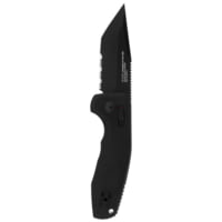 SOG Specialty Knives &amp; Tools -tac Au Compact - Black / Tanto / Partially Serrated
