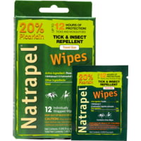 Natrapel Picaridin Wipes - 12 Per Box