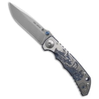 Spartan Blades Harsey Frame Lock Knife Viking Longboat Titanium 4 Stonewash 91B9E5C8