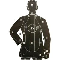 Speedwell Targets Police Qualification Silhouette New Standard 5 X Ring