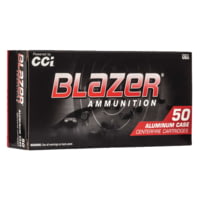 Speer Blazer 9 mm Luger 115 Grain Full Metal Jacket Steel Cased Pistol Ammunition