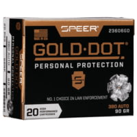 Speer Gold Dot .380 ACP 90 Grain Hollow Point Centerfire Pistol Ammunition
