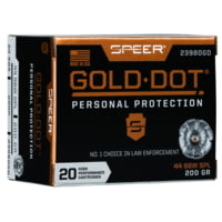 Speer Gold Dot .44 Special 200 Grain Gold Dot Hollow Point Centerfire Pistol Ammunition