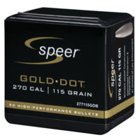 Speer Gold Dot Rifle Component Bullet .277 115 Grain Soft Point Rifle Bullet