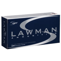 Speer Lawman CleanFire Training .40 S&amp;W 180 Grain Total Metal Jacket Pistol Ammunition