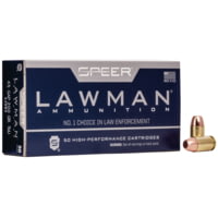 Speer Lawman Training .45 GAP 200 Grain Total Metal Jacket Centerfire Pistol Ammunition