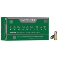Speer Lawman RHT 9 mm Luger 100 Grain Frangible Brass Pistol Ammunition