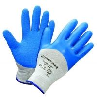 Sperian Glove Gry/blu Knuckle Dip Lg 305PC-L