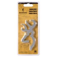 SPG International Browning Decal 8" 2-pack Buck Mark Shape Chrome