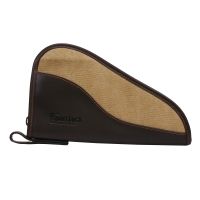 SportLock 10" Handgun Brown Leather/Tan Canvas -Blk 06485