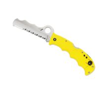 Spyderco Assist Salt Light Yellow Knife