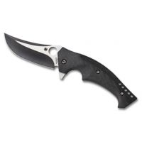 Spyderco Brend/Pirela Mamba Carbon Fiber Plain Edge Folding Knife
