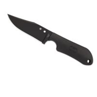 Spyderco Street Beat Lightweight Black Blade Plain Edge Fixed Blade Knife