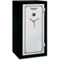 Stack-On 28 Total Defense Gun Safe w/ Door Storage, Medium, Matte Black/Silver